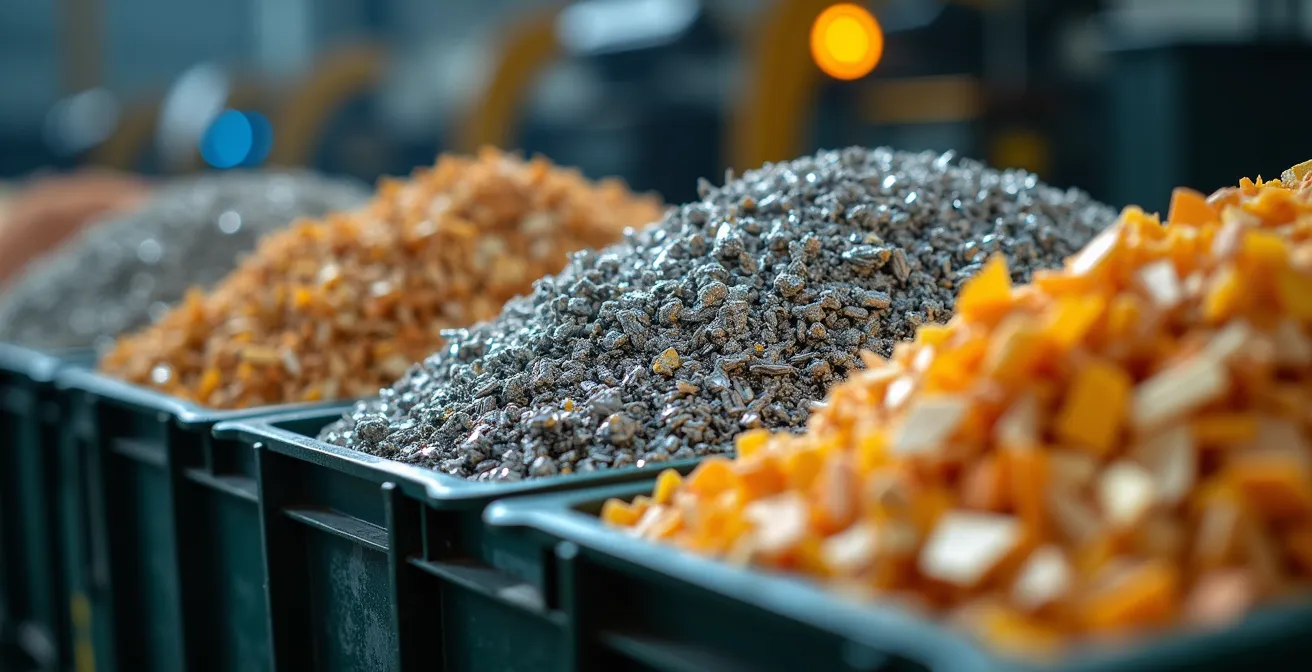 Analyse des flux de déchets dans une installation industrielle pour identification de co-produits